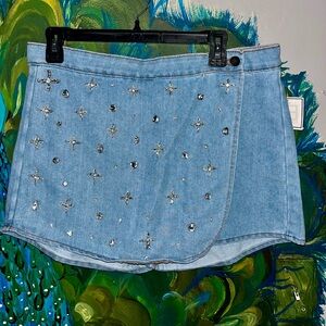Denim Skort (skirt/shorts)